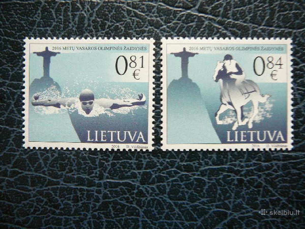 Lietuva 2016 Olimpines svarus lit1222