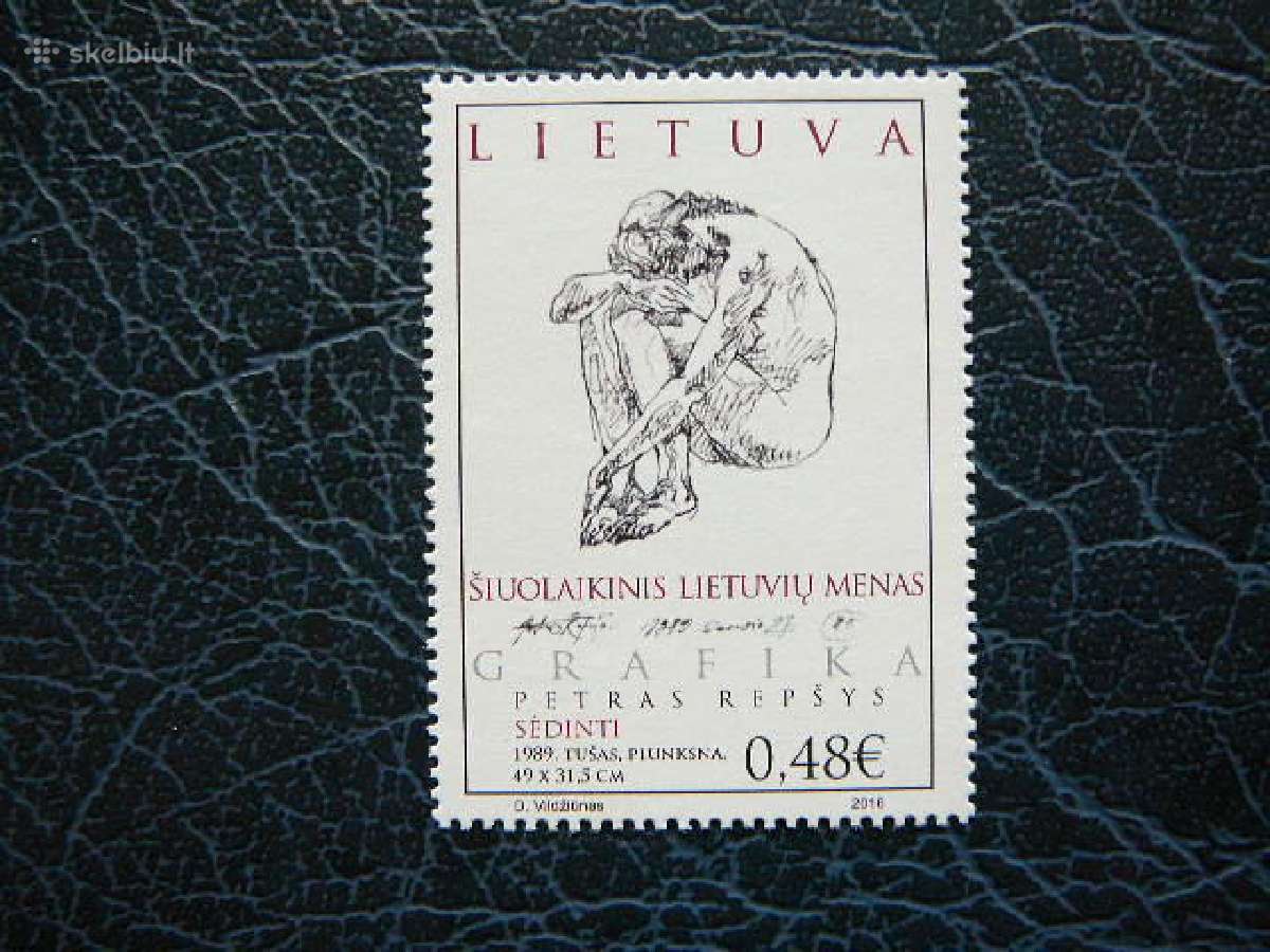 Lietuva 2016 Moderni grafika svarus lit1225