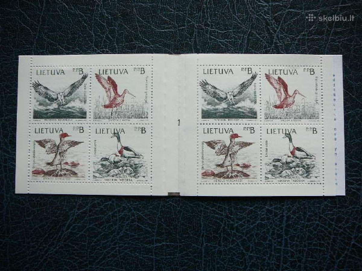 Lietuva 1992 Pauksciai svarus bukletas lit501s1