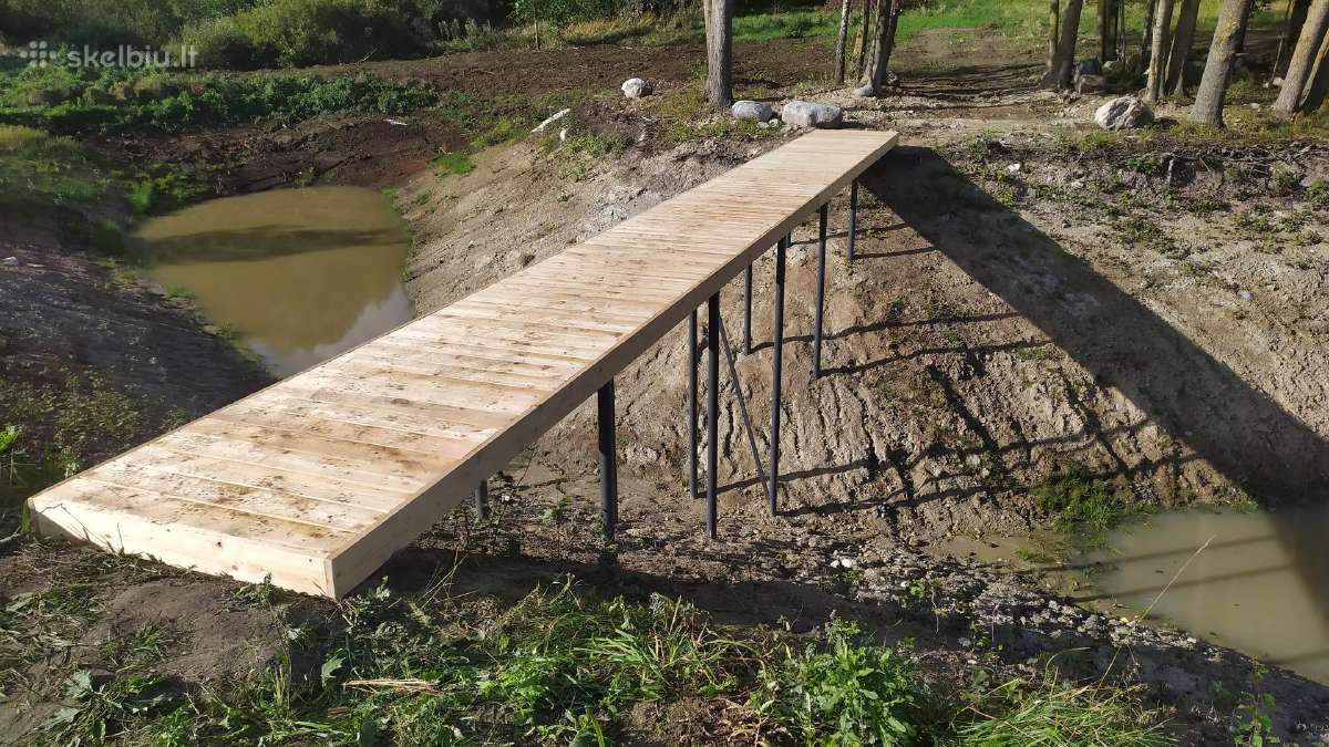 Lieptai, Lieptų statyba, tilteliai, orapūtės,takel - nuotraukos Nr. 29