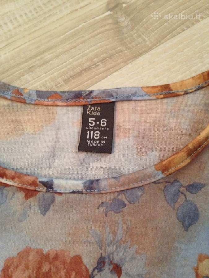 Zara marškinėliai mergaitei 118cm 3vnt. - nuotraukos Nr. 3