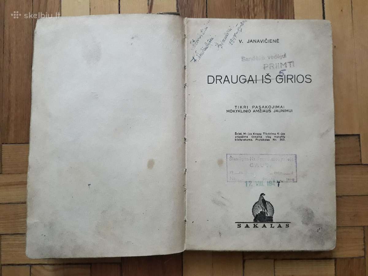 V. Janavičienė "Draugai iš girios" 1937 metai - nuotraukos Nr. 3