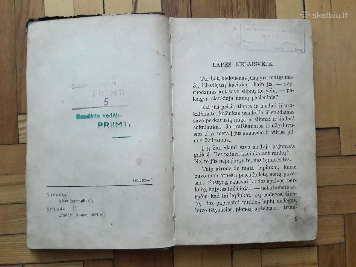 V. Janavičienė "Draugai iš girios" 1937 metai - nuotraukos Nr. 4