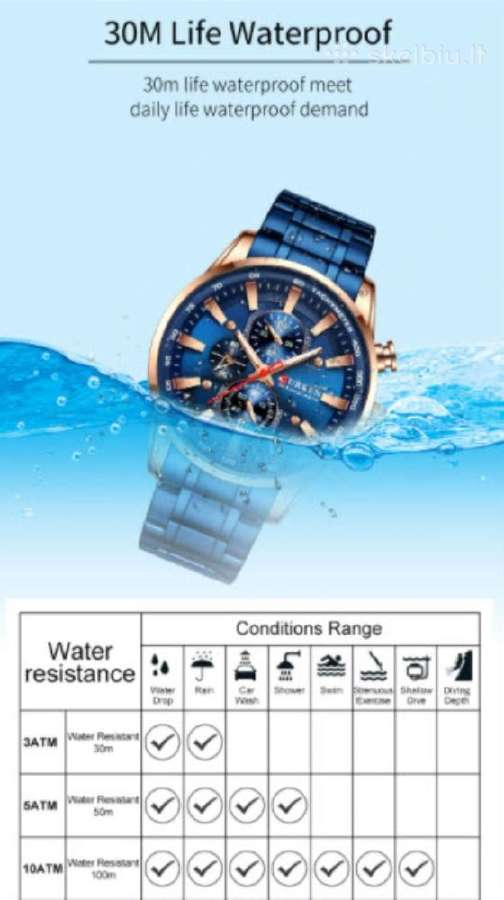 Laikrodis Curren Cr8351 Chronograph - nuotraukos Nr. 21
