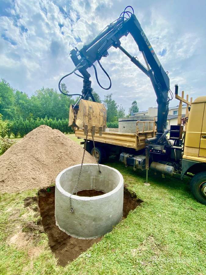 Betoniniai šulinio rintinei.kanalizacijos irengim - nuotraukos Nr. 11