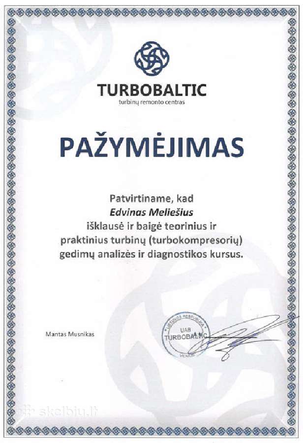 Turbinų remontas, pardavimas, dalys - nuotraukos Nr. 6