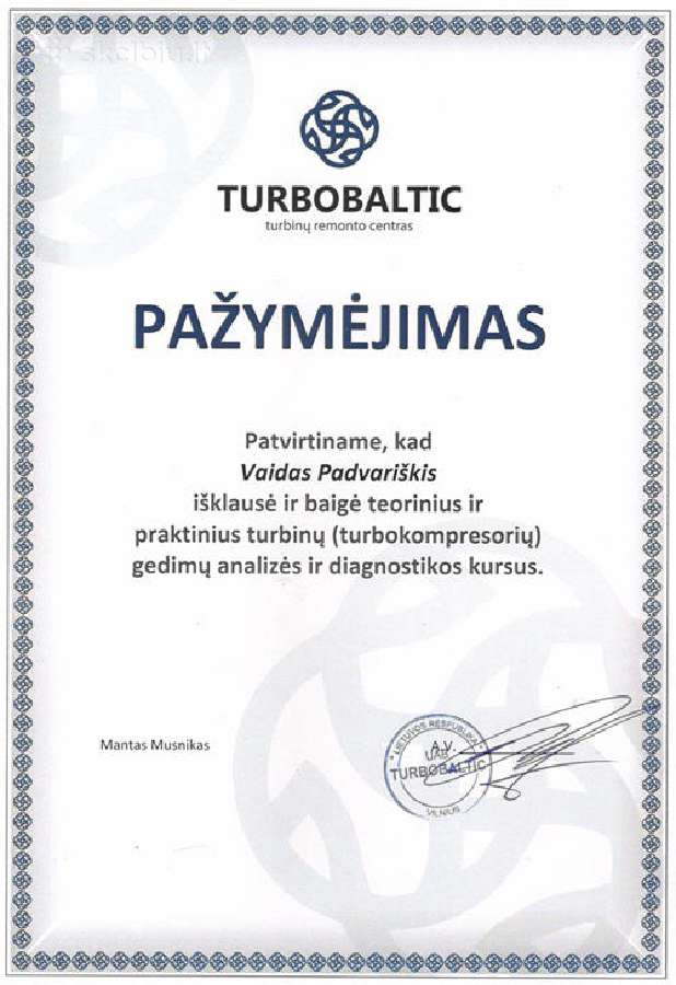 Turbinų remontas, pardavimas, dalys - nuotraukos Nr. 6