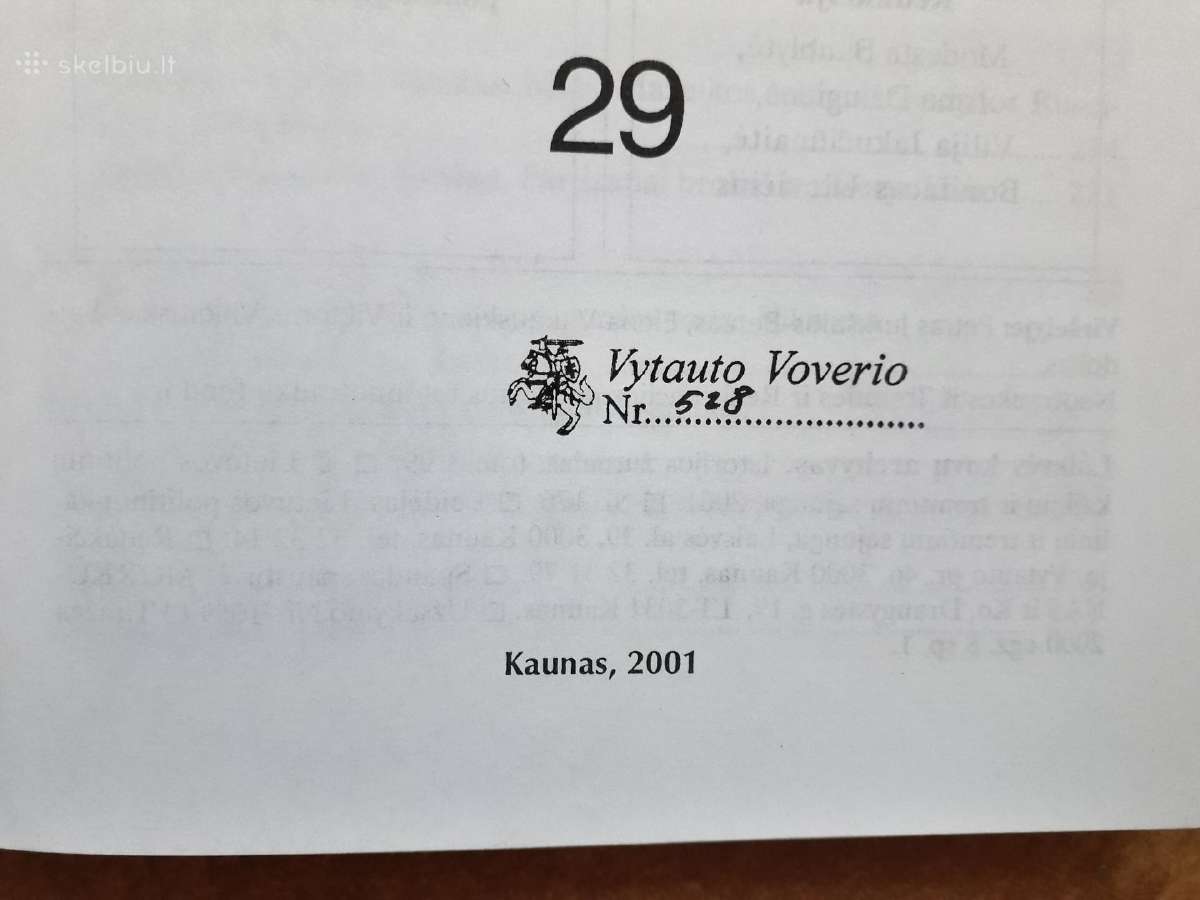 Knyga su nusipelniusio Lietuvai patrioto antspaudu - nuotraukos Nr. 3