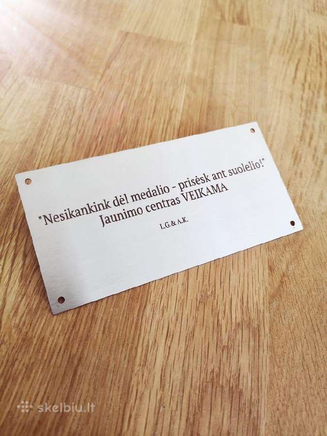 Auksas, sidabras, metalas, Graviravimas lazeriu - nuotraukos Nr. 10
