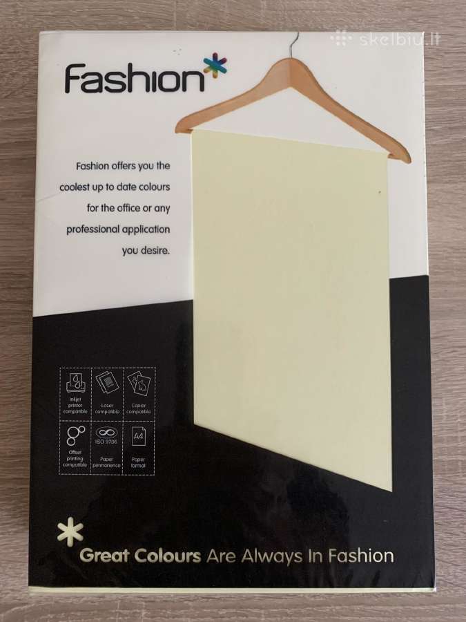 Spalvotas popierius Fashion A4 160 g