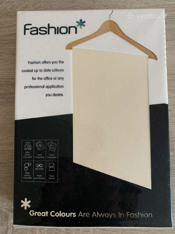 Spalvotas popierius Fashion A4 160 g - nuotraukos Nr. 2