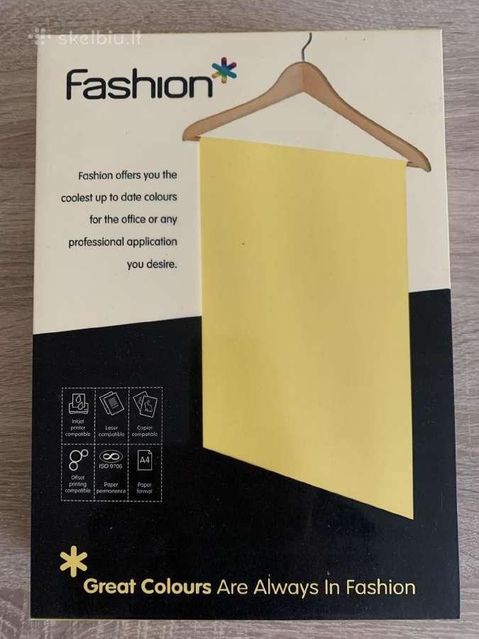 Spalvotas popierius Fashion A4 160 g - nuotraukos Nr. 3