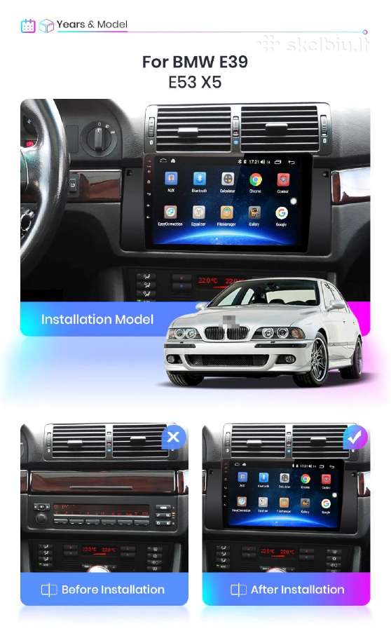 Parduodu Bmw e39, e53 X5 android multimediją - nuotraukos Nr. 7
