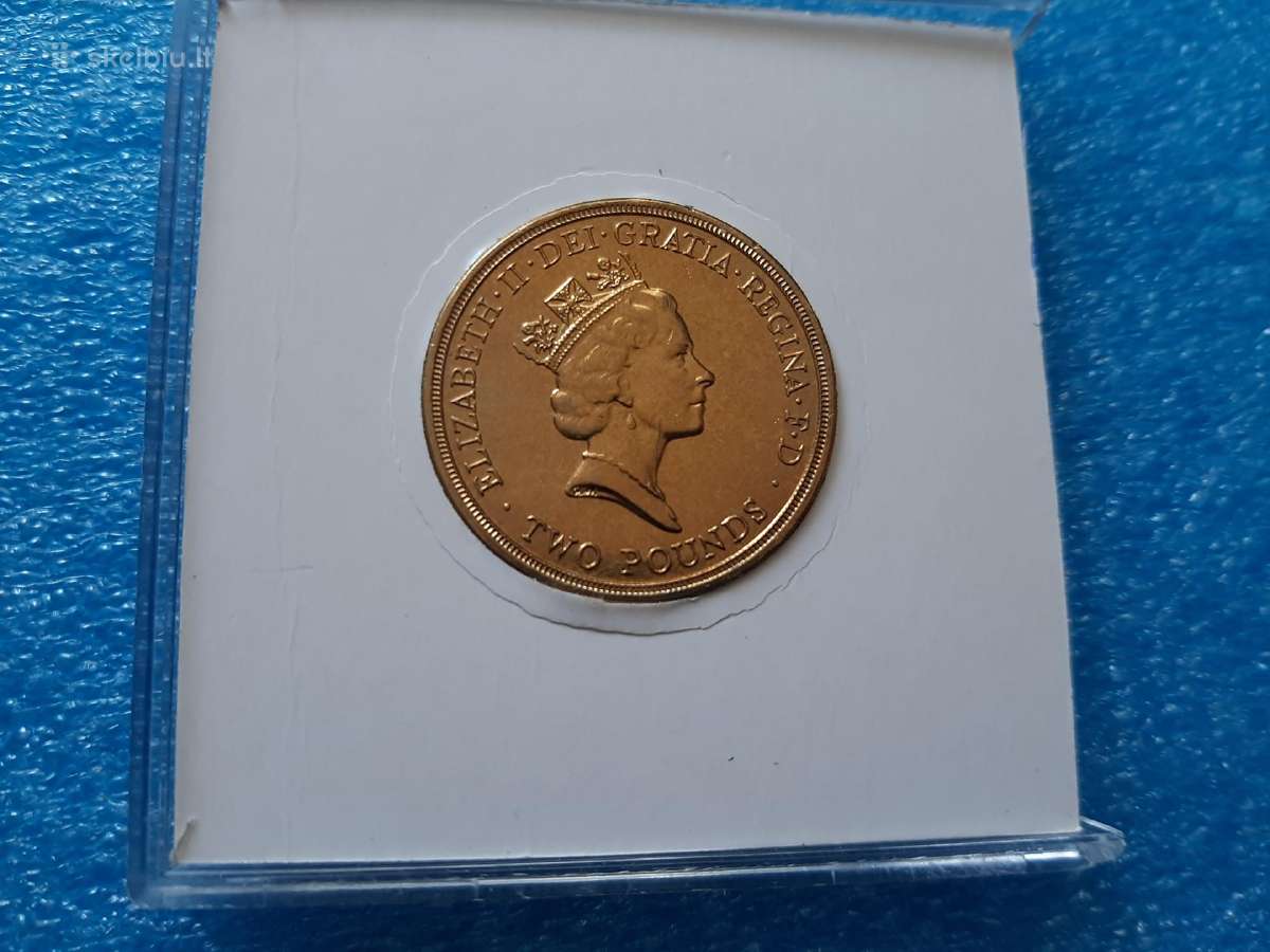 D.britanijos 2 svarai 1689-1989m - nuotraukos Nr. 2
