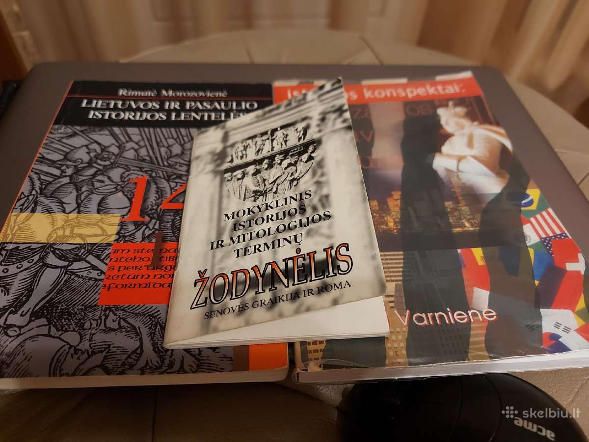 Istorijos literatura. Uz 3 knygas 8 eur