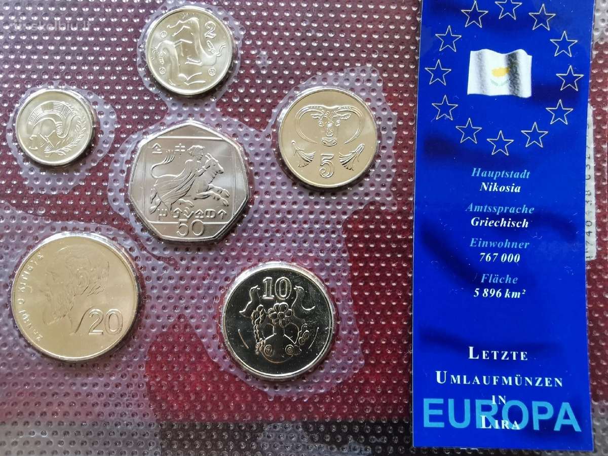 Kipras 1998-2003m rinkinys Unc