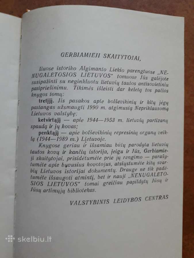 Nenugalėtoji Lietuva 2 tomas - nuotraukos Nr. 3