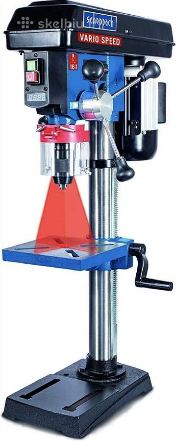 Scheppach Dp 19 Vario Gręžimo staklės - nuotraukos Nr. 4