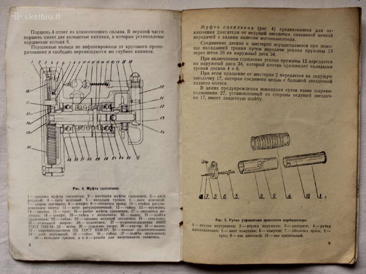 Sena dviračių ir moto dviračių techninė literatūra - nuotraukos Nr. 3