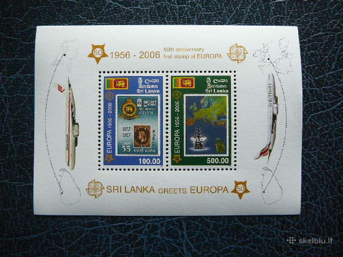 Europa Sri Lanka Blokas svarus albb109