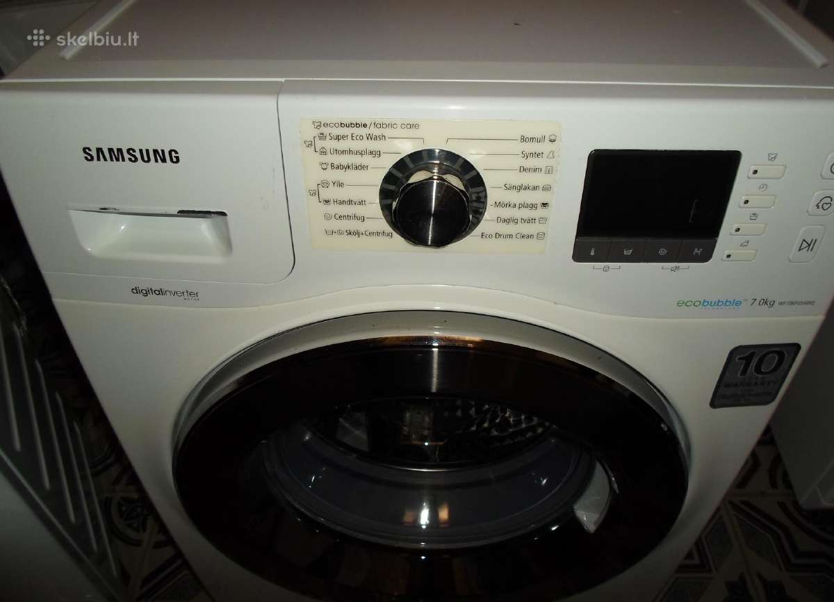 Skalbimo masina Samsung 7kg - nuotraukos Nr. 2