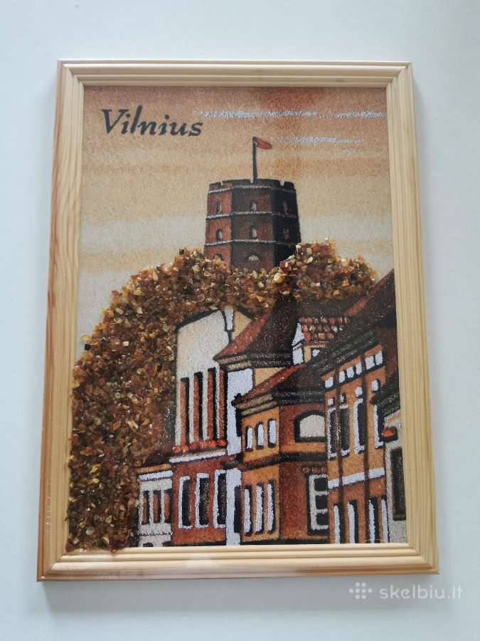Paveikslai su gintaro gabaliukais - nuotraukos Nr. 4