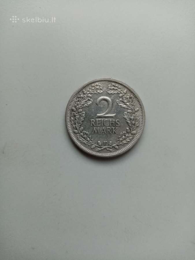 Moneta 2 mark 1927 F. Reta. zr. Foto