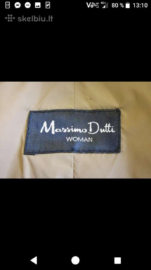 Kokybiška Massimo Dutti striukė - nuotraukos Nr. 3