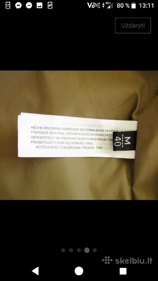 Kokybiška Massimo Dutti striukė - nuotraukos Nr. 4