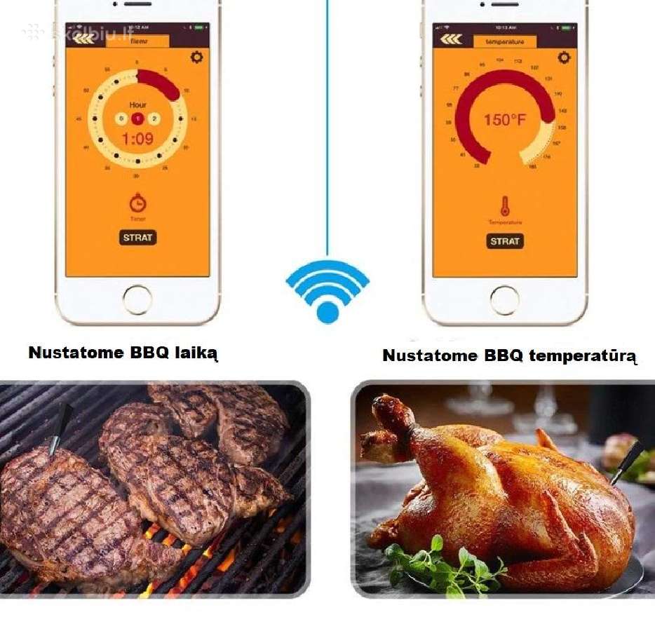 Bbq termometras - nuotraukos Nr. 2