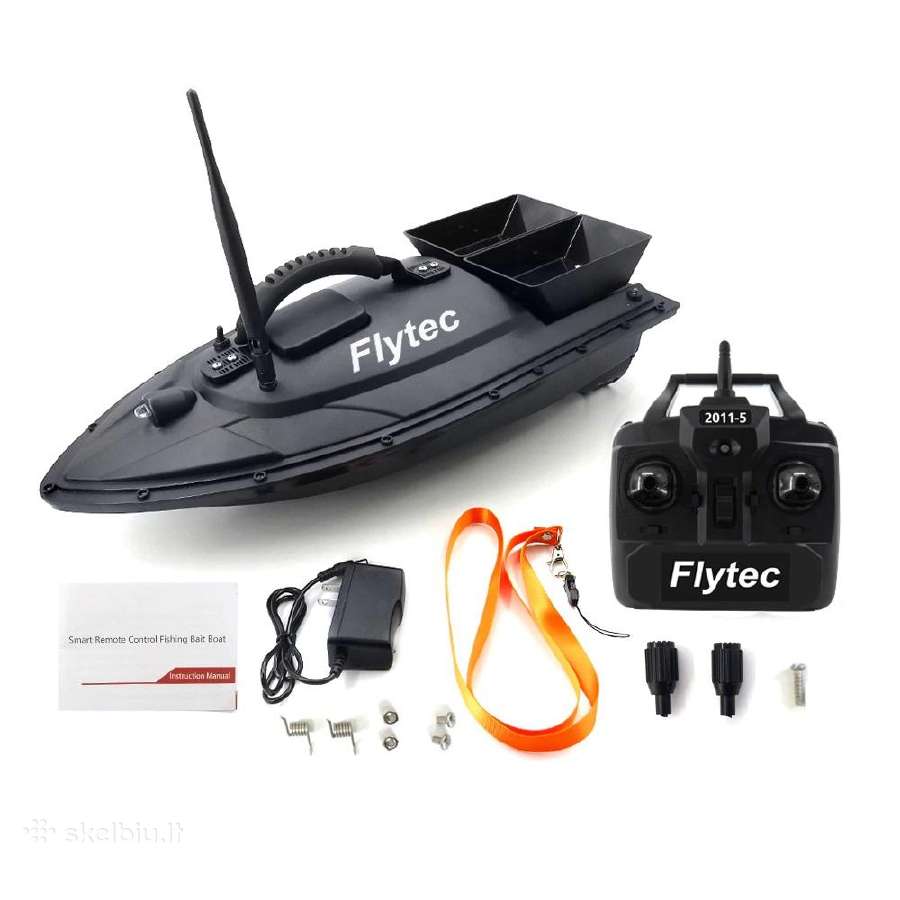 Pašarų masalų echoloto laivelis Flytec su garantij - nuotraukos Nr. 3