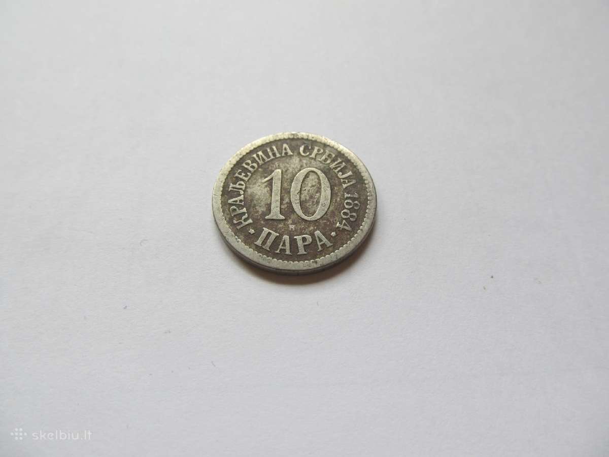 10 para , Serbija , 1884