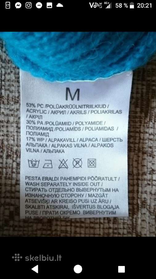 Naujas Monton turkio spalvos megztinis M dydis - nuotraukos Nr. 3