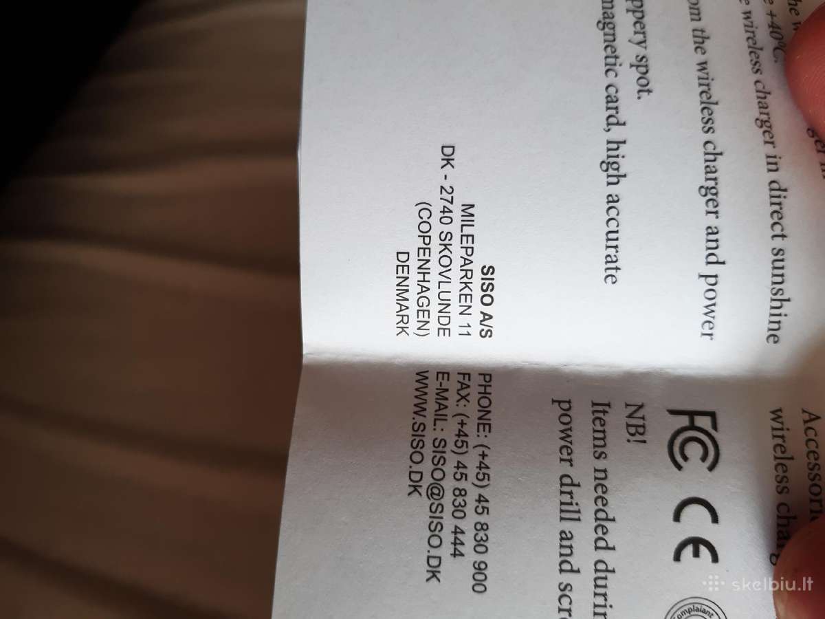 „siso“ belaidis „qi“ išmaniųjų telefonų įkroviklis - nuotraukos Nr. 3