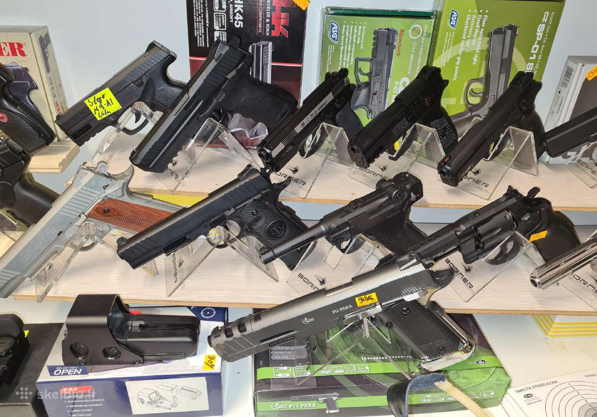 Airsoft ginklai,pistoletai,automatai, pneumatiniai - nuotraukos Nr. 7