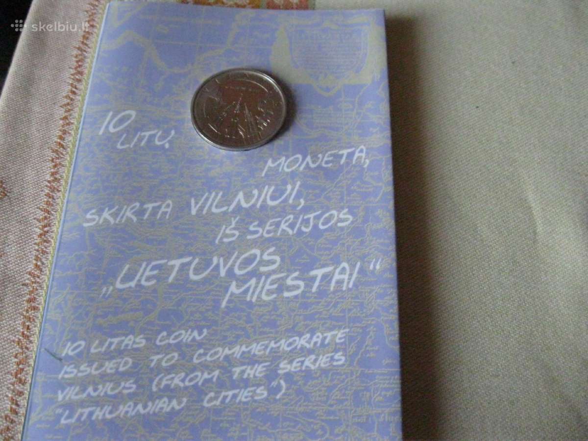 10 Litu. Lankstinuke - Sertifikuota. Originalas. - nuotraukos Nr. 8