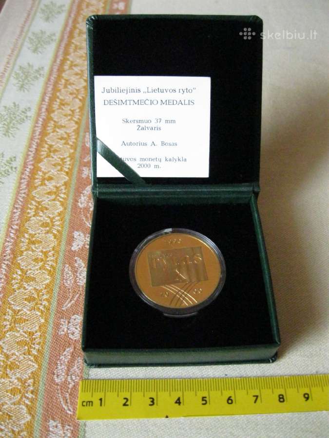 10 - Cio Jubiliejinis Medalis " Lietuvos Ryto". De