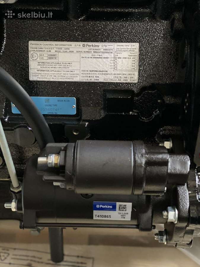 Perkins 1104d-44t (Nl) Nl38928 Variklis - nuotraukos Nr. 5