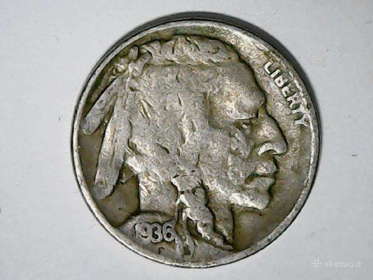JAV 5 centai, 1936d