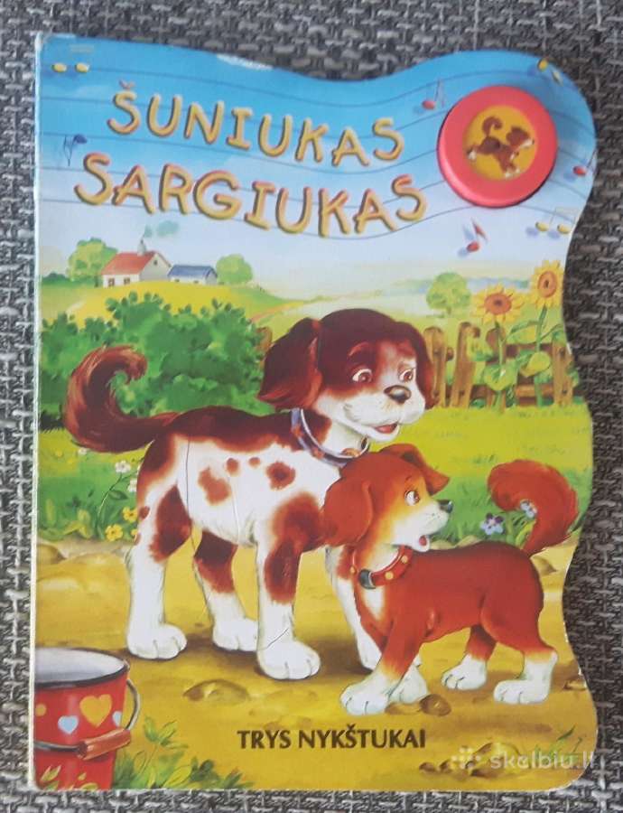Vaikiška knygutė "Šuniukas sargiukas"