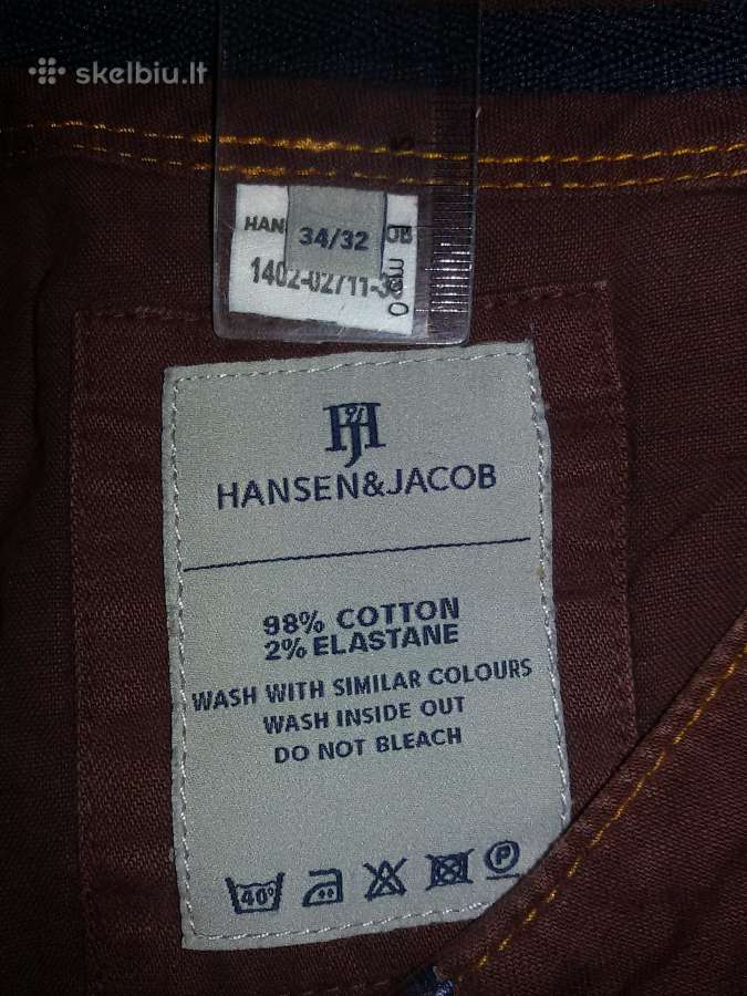 Džinsai Hansen&jacob 34/32 švedų gamybos - nuotraukos Nr. 6