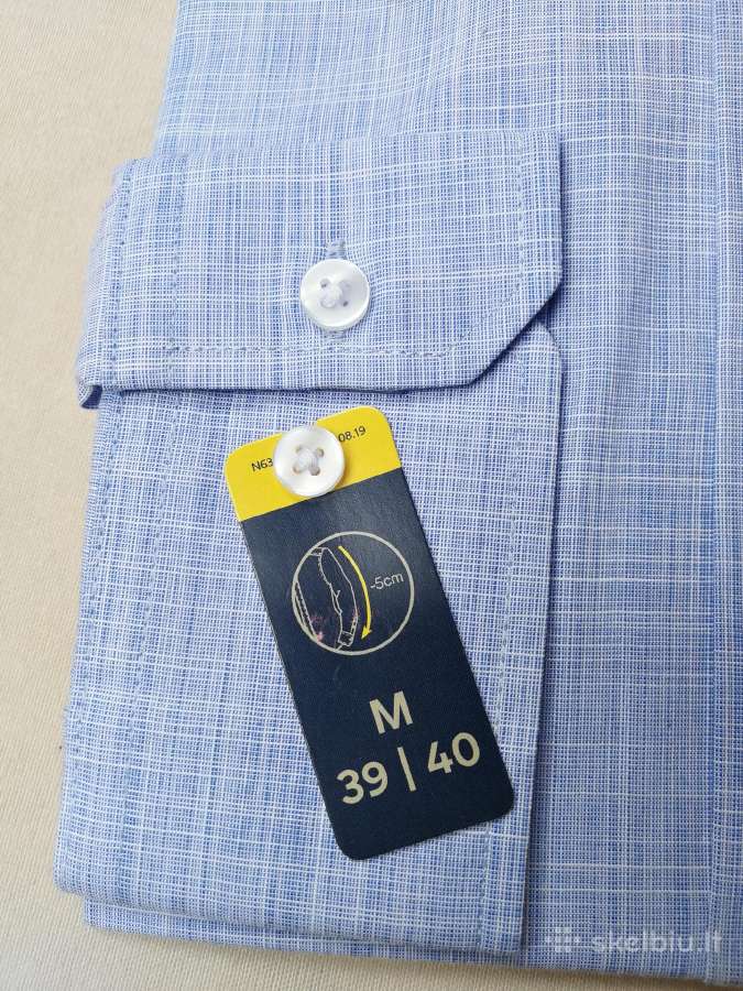 Marškiniai aukštos kokybės, 100% medvilnė, M - nuotraukos Nr. 3