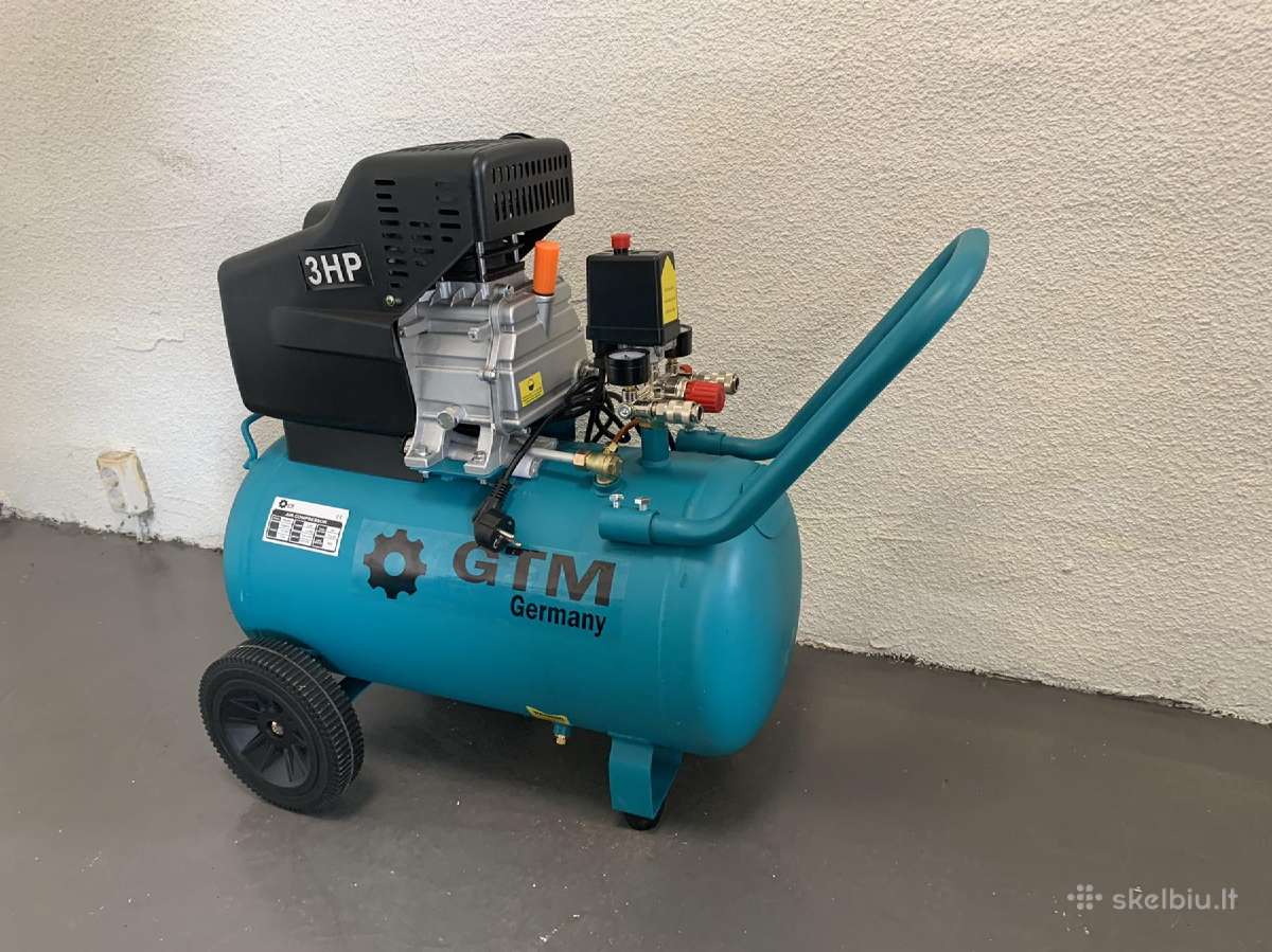 Oro kompresorius Gtm 1c 50l 270l/min 2.2kw 220v - nuotraukos Nr. 2