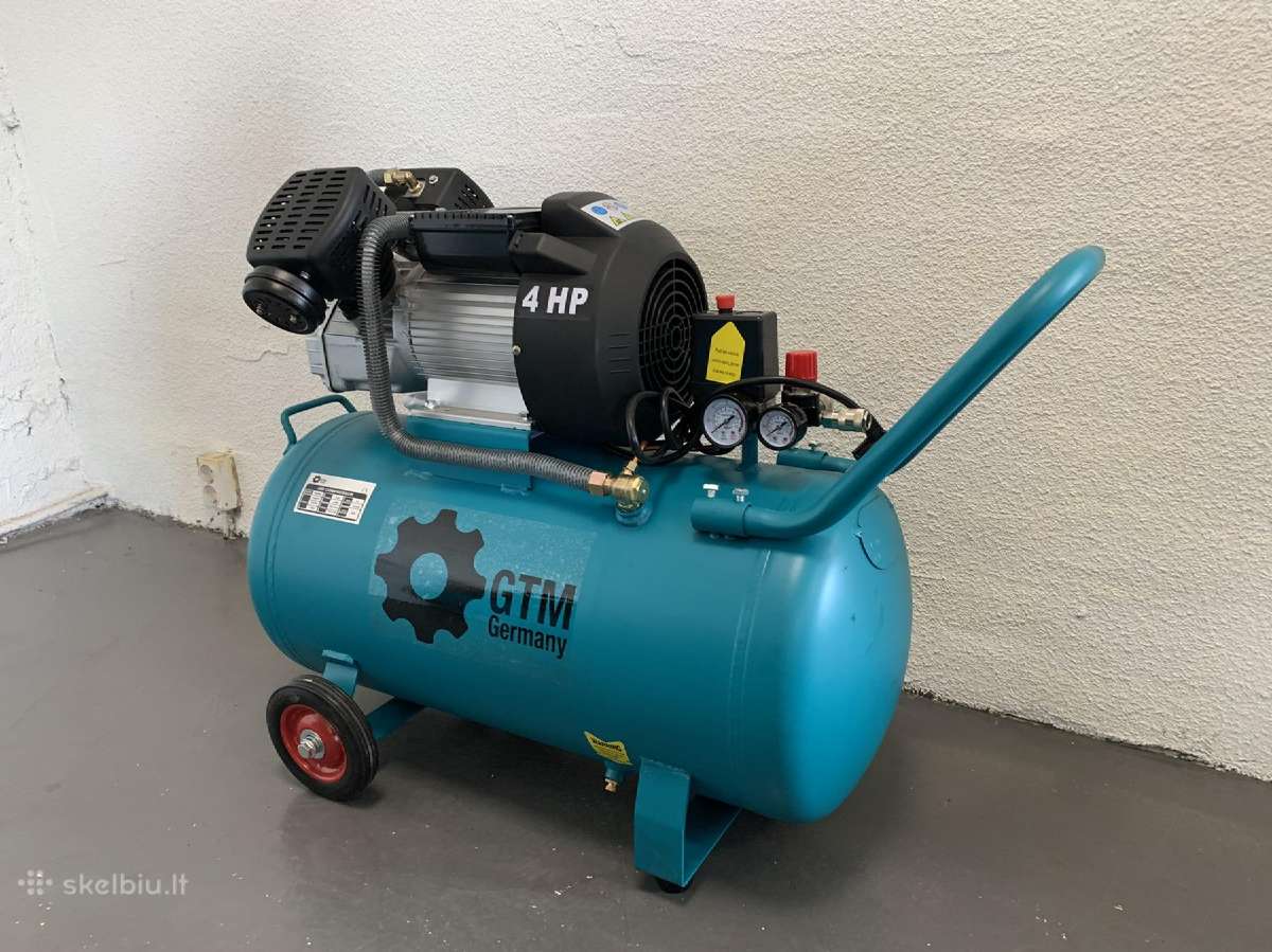 Oro kompresorius Gtm 2c 70l 420l/min 3kw - nuotraukos Nr. 2