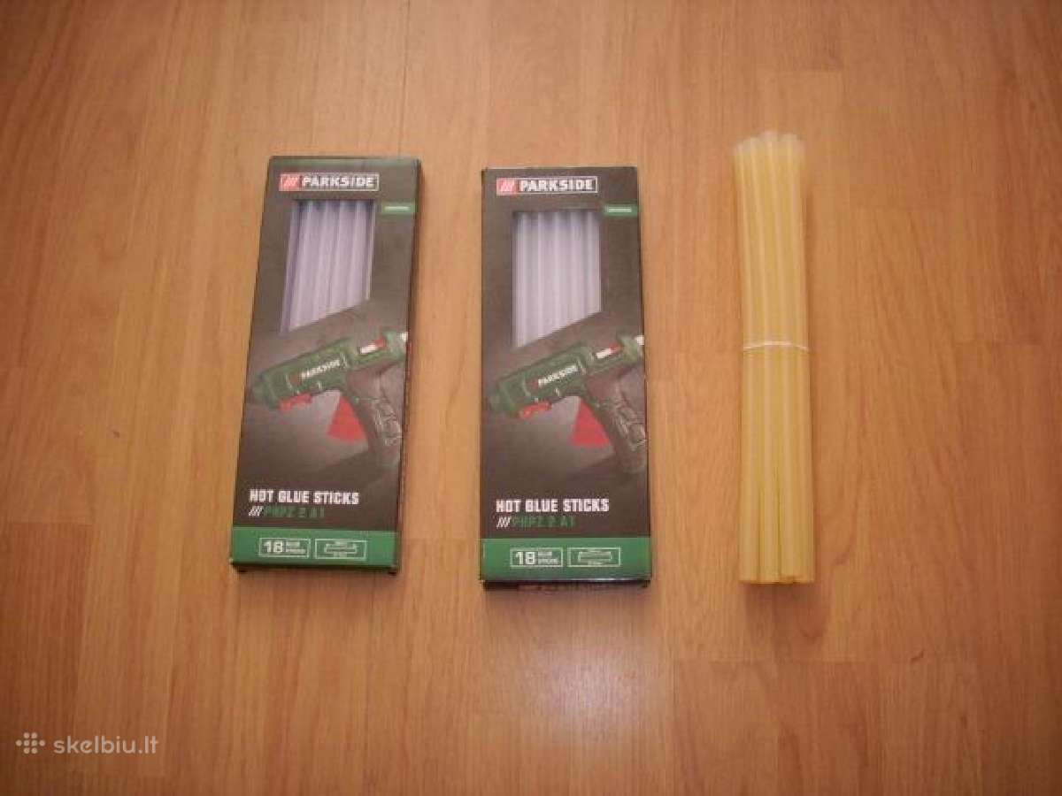 Karštų klijų lazdelės bespalviai 11mm ir 7mm