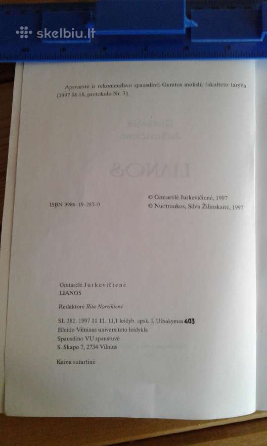 G.jurkevičienė Lianos 1997 m. - nuotraukos Nr. 6