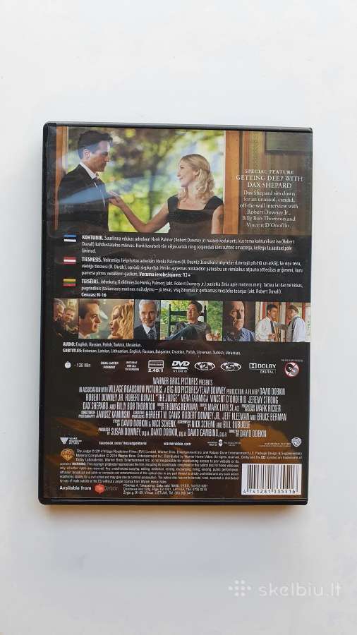 Dvd filmas The Judge Teisėjas - nuotraukos Nr. 2