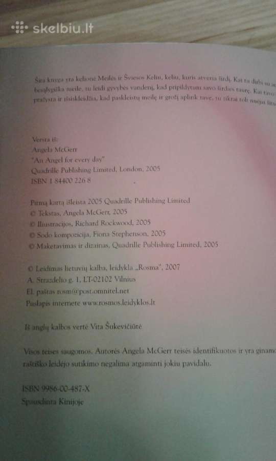 A. Me Gerr . Angelas kiekvienai dienai 2007 m. - nuotraukos Nr. 5
