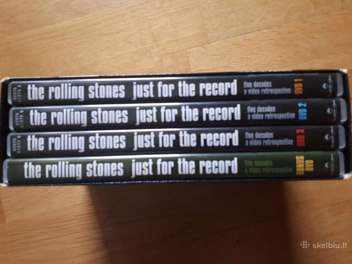 Dvd The Rolling Stones - Just for the record - nuotraukos Nr. 2