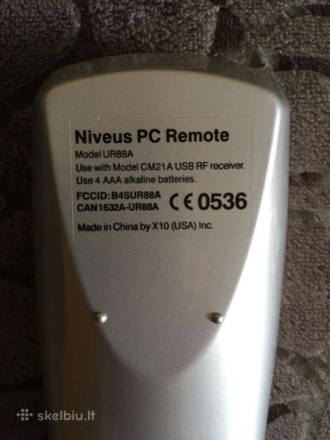 Nuotolinio valdymo pultas Niveus Pc remote - nuotraukos Nr. 3